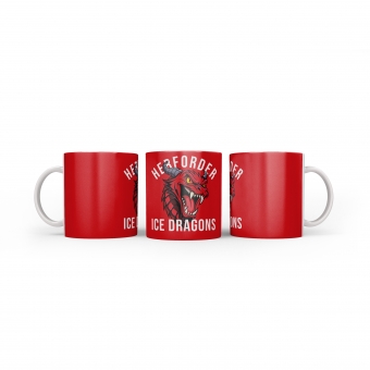 Ice Dragons - Fan Tasse - rot - Comic Logo