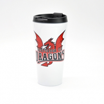 Ice Dragons - Thermobecher - Logo - Weiß