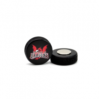 Ice Dragons - Minipuck - Magnet - mit Logo