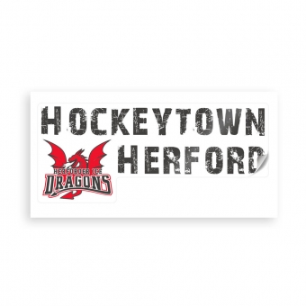 Ice Dragons - Aufkleber Hockeytown - groß