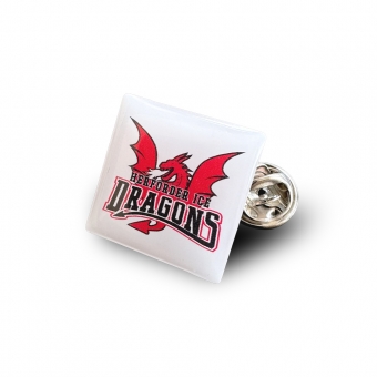 Ice Dragons - Doming Pin - Logo