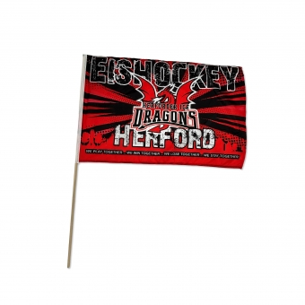 Ice Dragons - Stabfahne 40x60cm - Logo