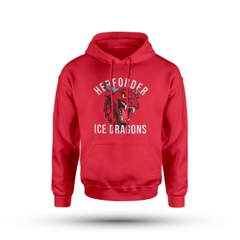 Ice Dragons - Hoody - rot - Comic Logo