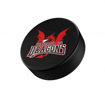 Ice Dragons - Fan Puck - Drachen-Logo