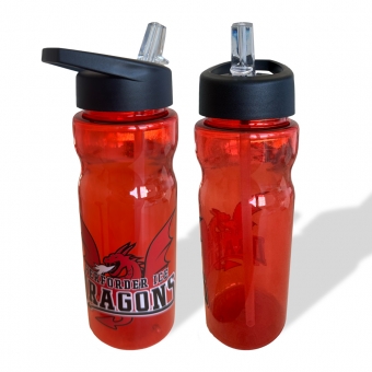 Ice Dragons - Sportflasche rot - Logo